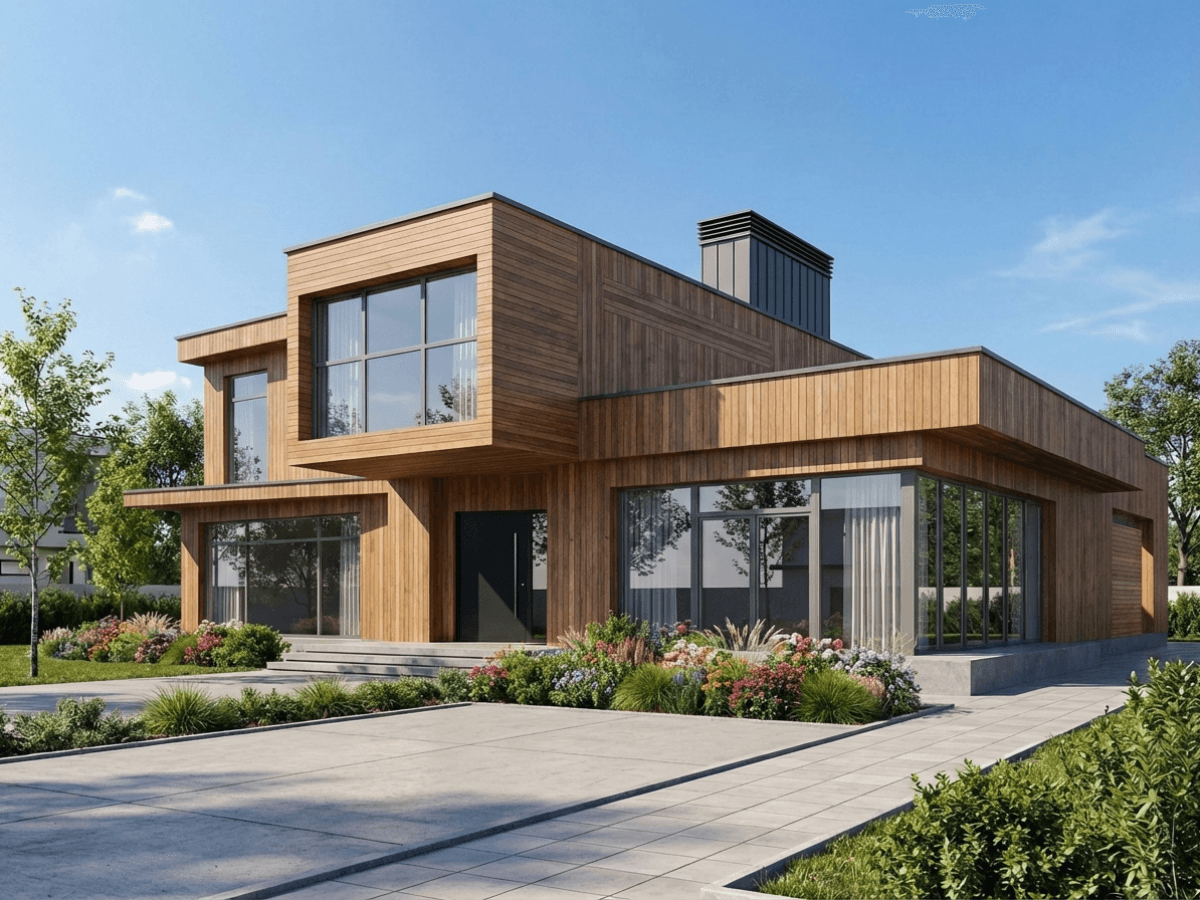 Edited architectural render