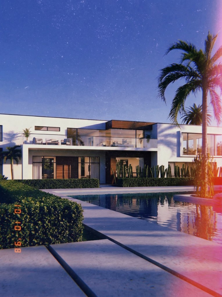 Render con filtro de película aplicado