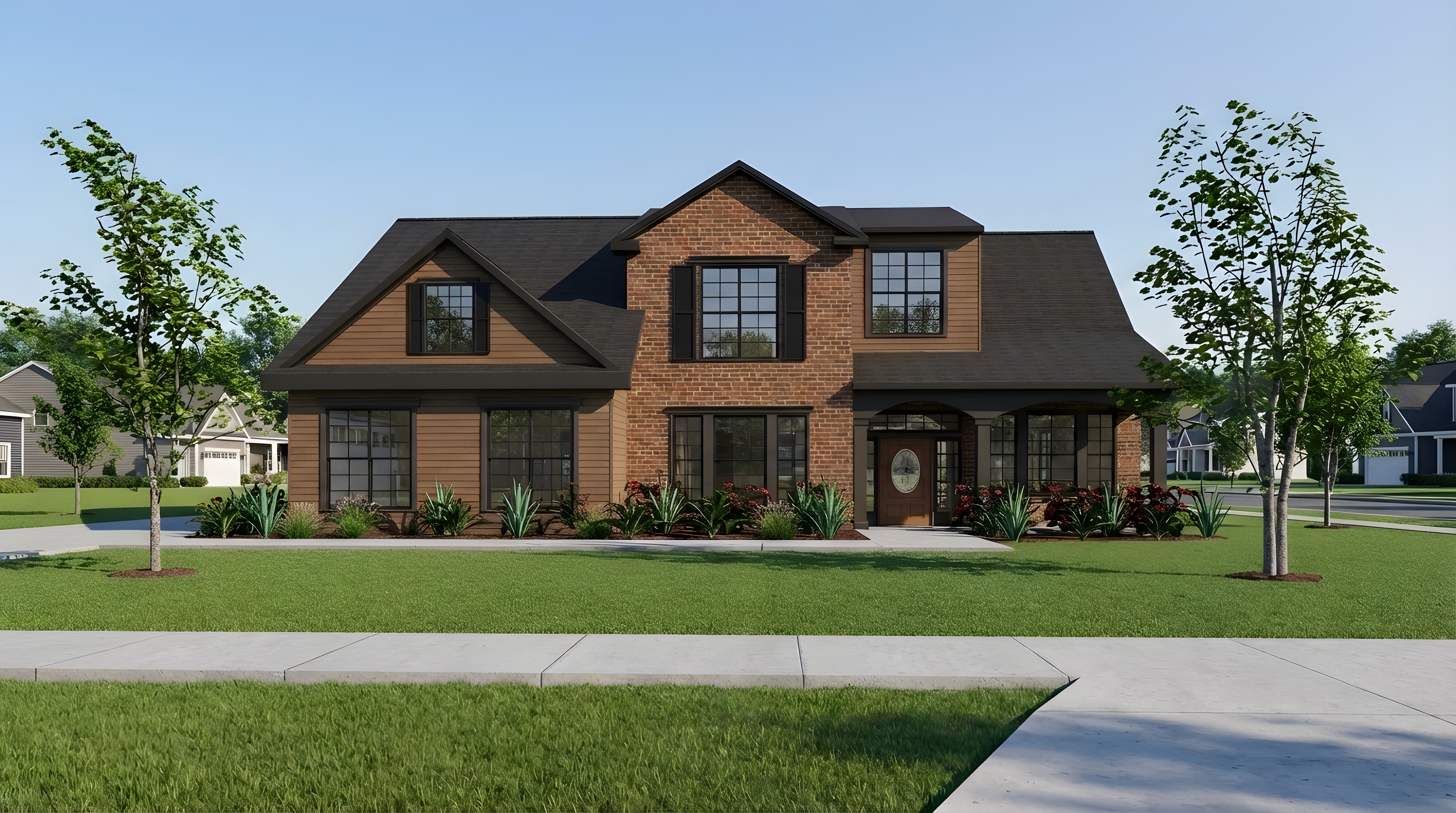 Photorealistic render generated from 3D model
